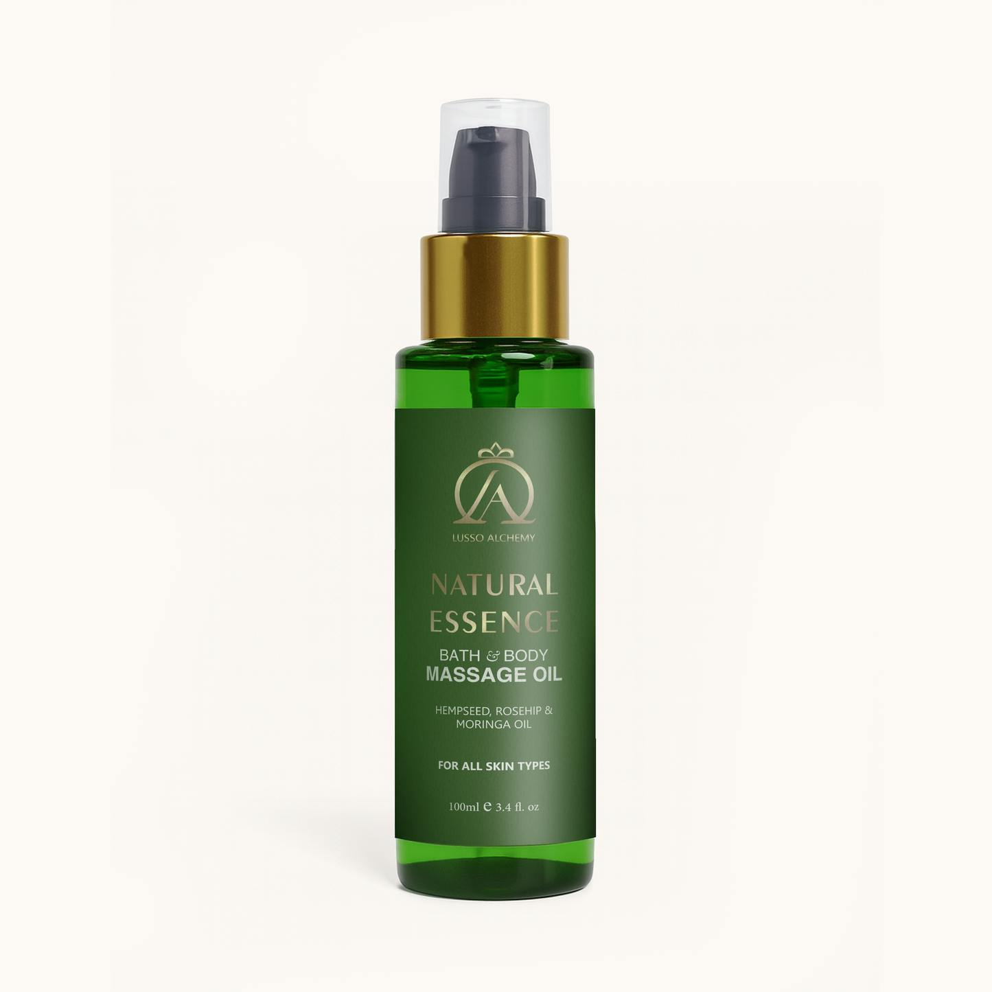 Natural Essence Ayurvedic Body Massage Oil PACK OF 2| Non-Greasy & Rejuvenating | 1 Free Gift|