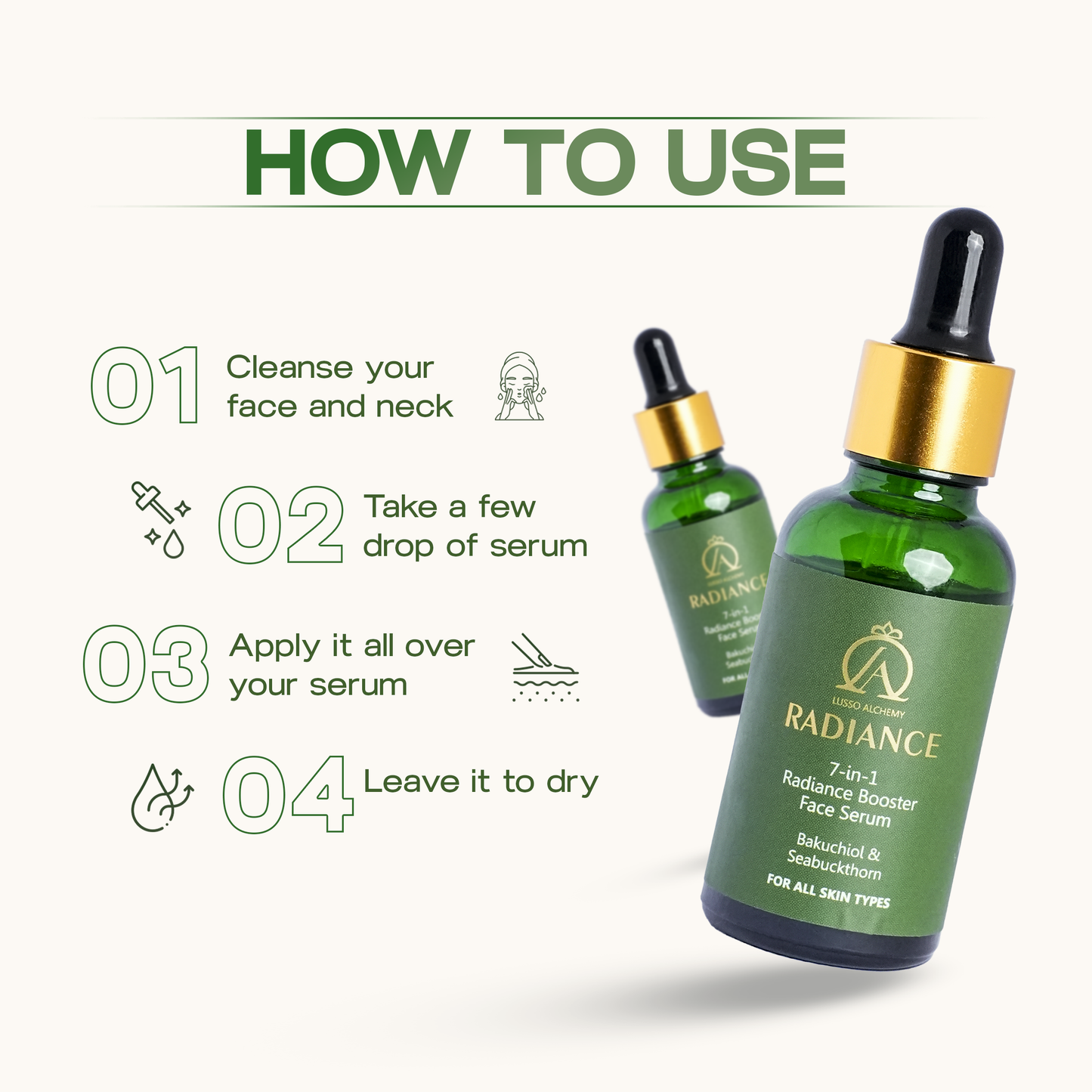 Radiance 7-in-1 Ayurvedic Face Serum | Anti-aging |