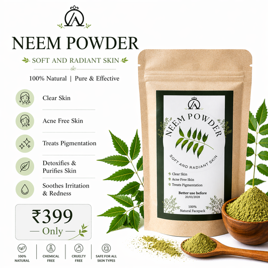 Organic Face Pack Powder | Natural Skin Brightening & Acne Care (100% Herbal)