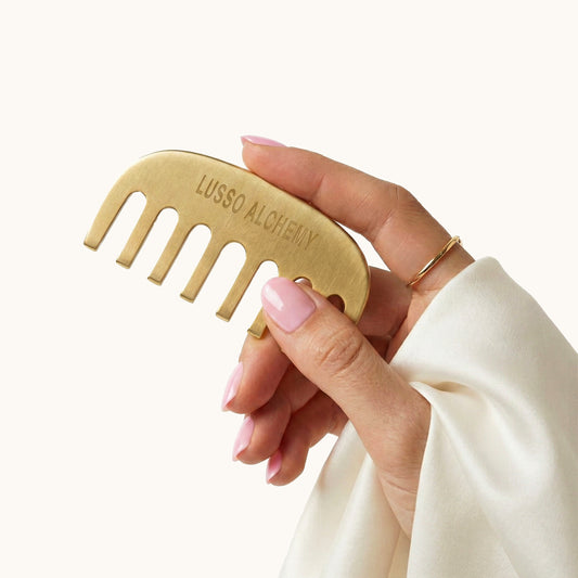 Kansa Comb | Bronze Scalp Massage Tool for Hair Growth & Hair Fall Control