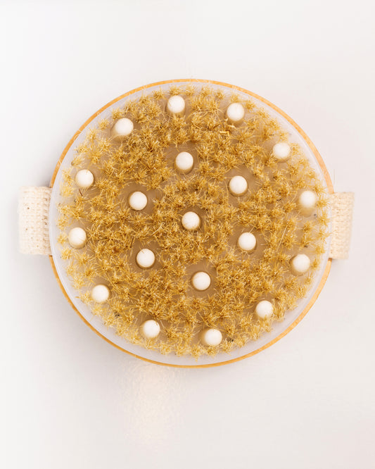 Premium Body Dry Brush for Exfoliation & Lymphatic Drainage | Reduce Cellulite & Boost Circulation