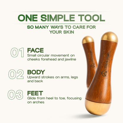 Kansa Wand | Bronze Face & Body Massage Tool