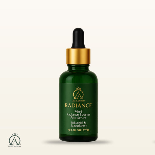 Radiance 7-in-1 Ayurvedic Face Serum | Bakuchiol & Seabuckthorn | Anti-aging, Glowing, Hydrated skin