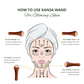 Natural Essence Ayurvedic Bath & Body Massage Oil & Kansa Wand Set | Hempseed, Rosehip & Moringa Oil | Detox & Radiance