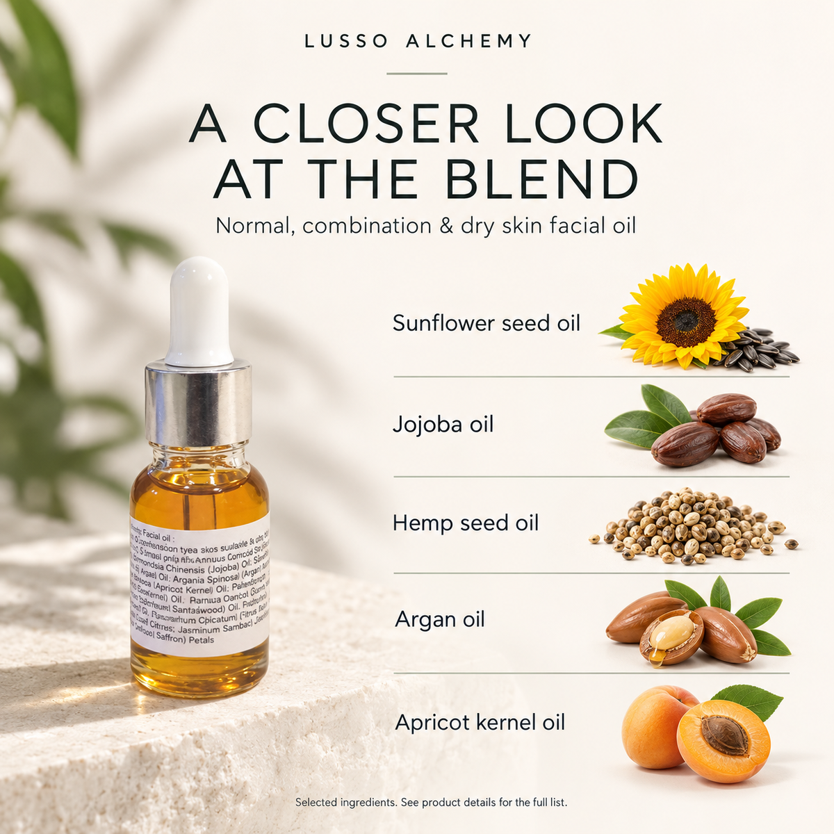 Radiance Balance Facial Oil for Pigmented & Oily Acne-Prone Skin | Rosehip, Pomegranate & Argan