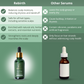 Rebirth 7-in-1 Ayurvedic Hair & Scalp Serum & Kansa Comb Set | Bakuchiol, Rosemary & Seabuckthorn | Hair Care & Scalp Massage