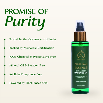 Ultimate Ayurvedic Self-Care Set | Bakuchiol, Rosemary, Seabuckthorn, Rosehip & Moringa Oil | Complete Skin & Hair Care