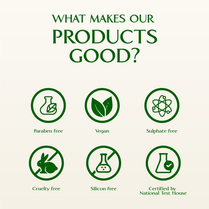 Rebirth 7-in-1 Ayurvedic Hair & Scalp Serum & Kansa Comb Set | Bakuchiol, Rosemary & Seabuckthorn | Hair Care & Scalp Massage