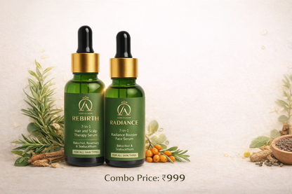 Ayurvedic 7-in-1 Hair & Face Ritual Complete Care. One Powerful Combo.