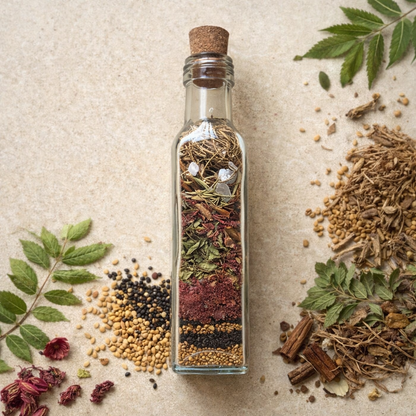 Herbal Hair Growth Infusion Bottle | DIY Oil Blend for Stronger, Thicker Hair (100% Natural)