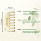 Kansa Comb | Handcrafted Bronze Scalp Massage Tool for Hair Growth, Hair Fall Control, Stronger Roots & Healthy Scalp