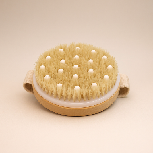 Premium Body Dry Brush for Exfoliation & Lymphatic Drainage | Reduce Cellulite & Boost Circulation