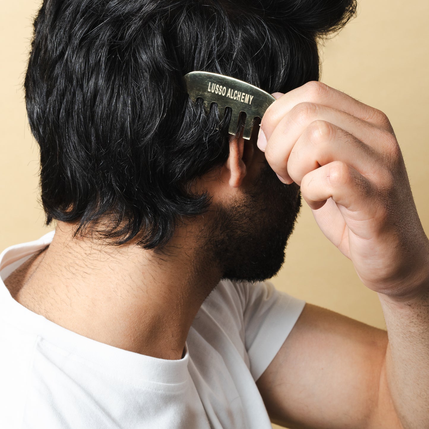 Kansa Comb | Bronze Scalp Massage Tool for Hair Growth & Hair Fall Control