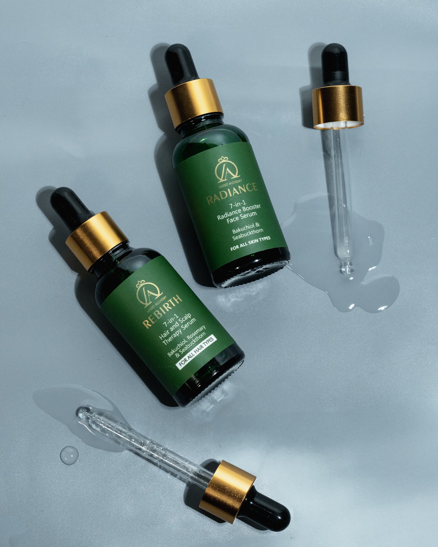 Ultimate Ayurvedic Self-Care Set | Bakuchiol, Rosemary, Seabuckthorn, Rosehip & Moringa Oil | Complete Skin & Hair Care