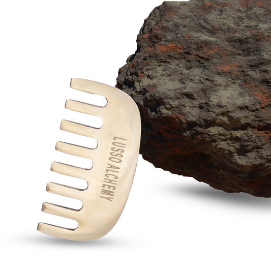 Kansa Comb | Handcrafted Bronze Scalp Massage Tool for Hair Growth, Hair Fall Control, Stronger Roots & Healthy Scalp